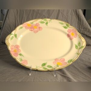 Vintage FRANCISCAN DESERT ROSE 14" Oval Serving Platter England